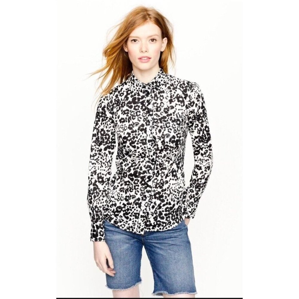 J. Crew Women's Boy Button Down Shirt Style 10683